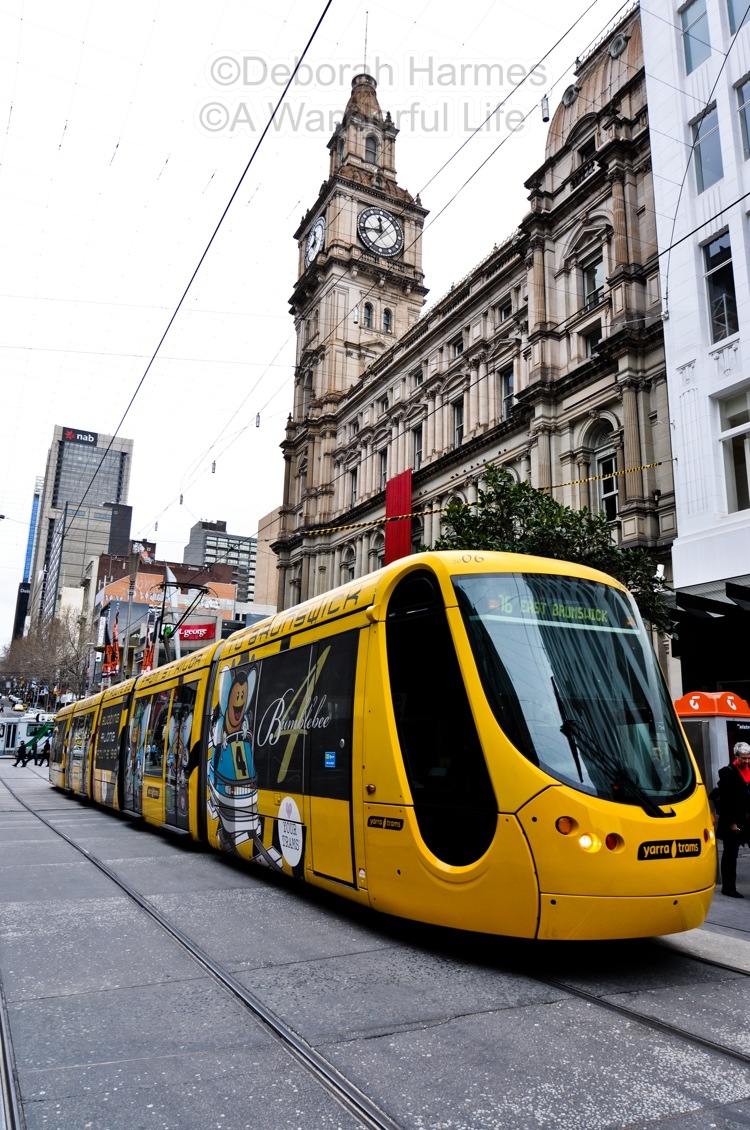BumblebeeYellowTramBourkeStreet-750
